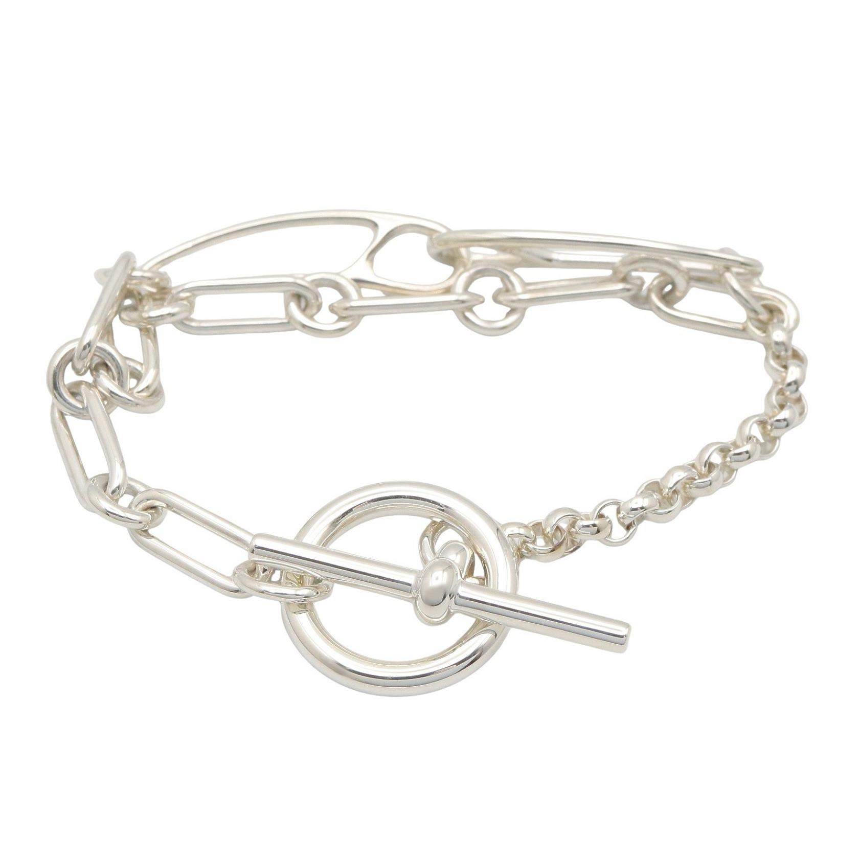 エルメス HERMES シェーヌダンクルパンクブレスレット ブレスレット アクセサリー シルバー925 レディース シルバー系 【中古】