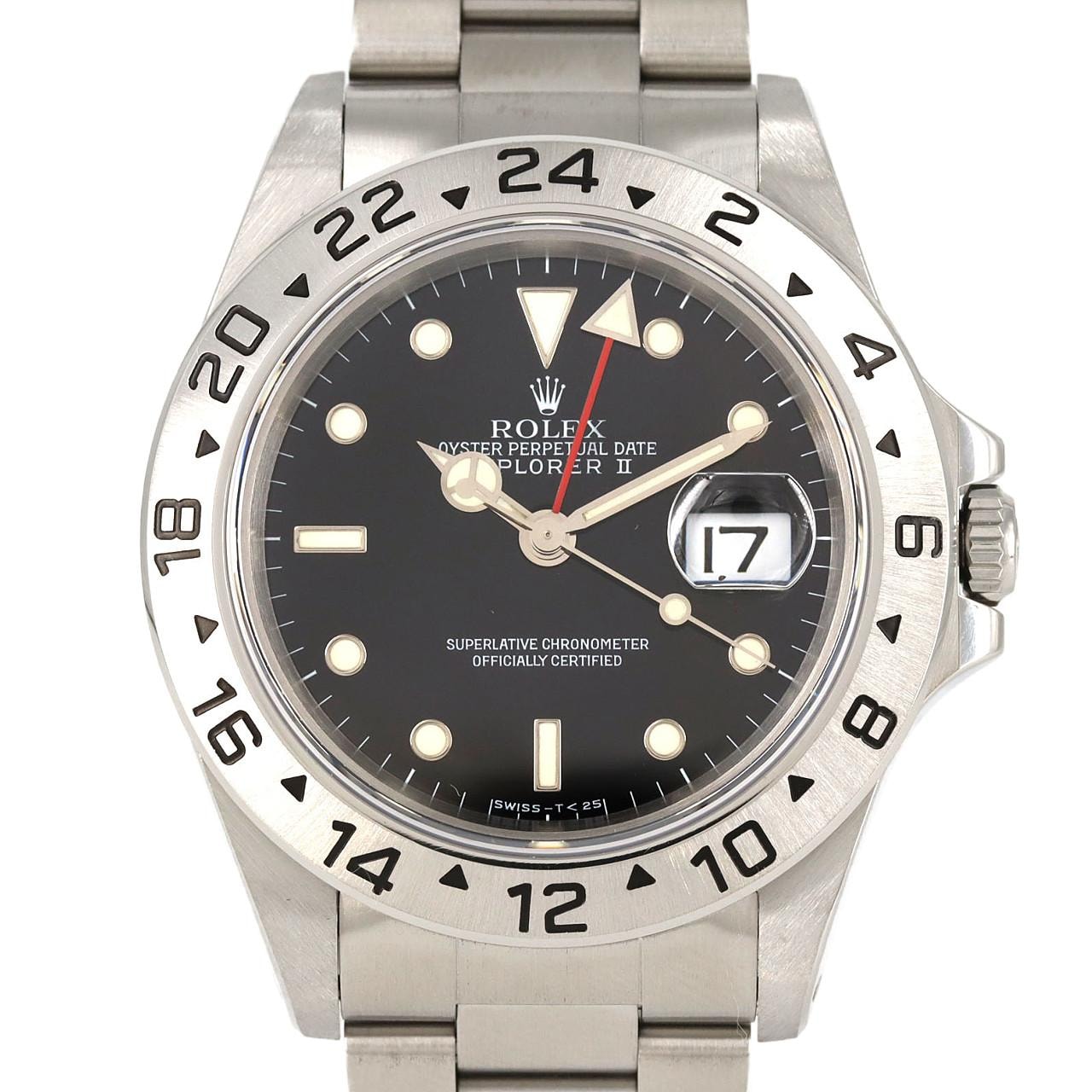 ロレックス エクスプローラーII 16570 SS 自動巻 U番