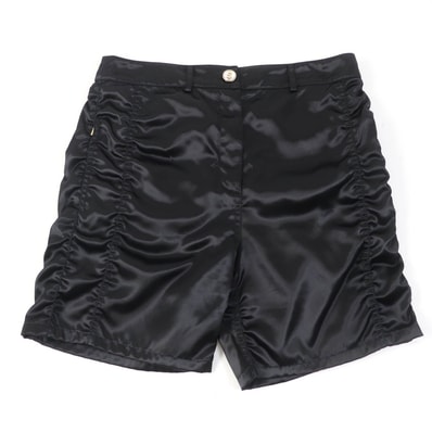極美品 シャネル ショートパンツ ブラック 40 P70669 V62116