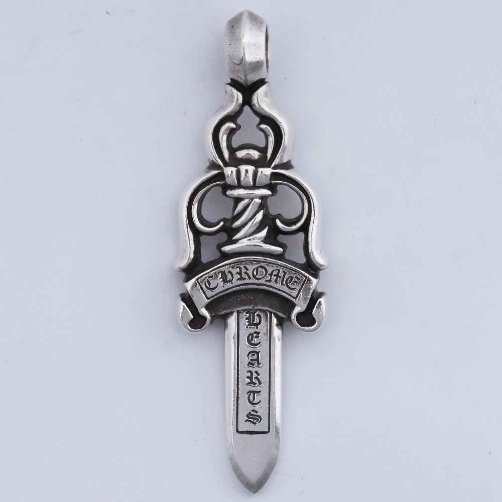 Chrome Hearts Large Dagger Pendant "Silver"