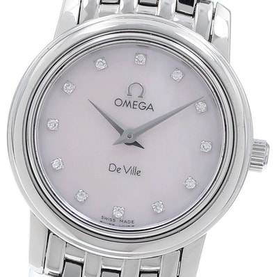 オメガ デビル プレステージ 4570.78 レディース 【中古】