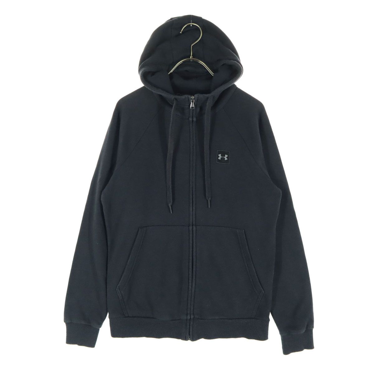 UNDER ARMOUR アンダーアーマー 長袖 ジップパーカー SM ブラック