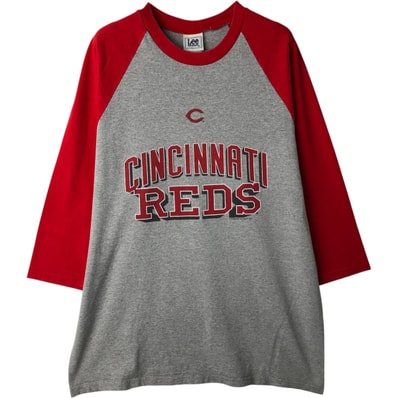 古着 00年代 リー Lee SPORT MLB CINCINNATI REDS シンシナティレッズ ツートン 七分袖 ラグランTシャツ メンズM相当/eaa629683