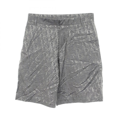 ディオール Dior オブリーク パンツ 衣料品 ボトムス シルク コットン メンズ グレー系 【中古】