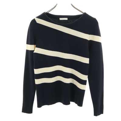 Chloe クロエ イタリア製 長袖 ニット XS ネイビー