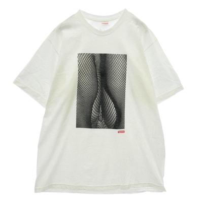 Supreme シュプリーム 22SS Daido Moriyama 森山大道 Tights Tee タイツ グラフィックプリント Tシャツ 半袖カットソー ホワイト系 L【中古】