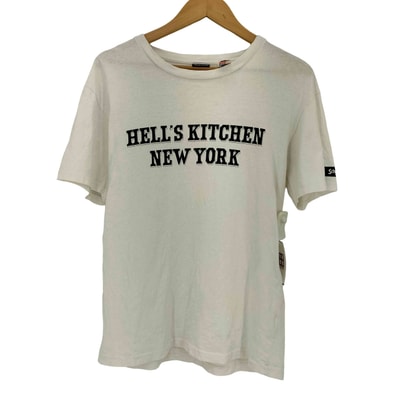 USA製 HELLS KITCHEN NEW YORK プリント シングルステッチ S/S クルーネック Tシャツ【1143098778211】