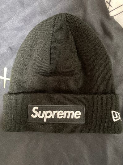 Supreme New Era® Box Logo Beanie "Black" (21FW)