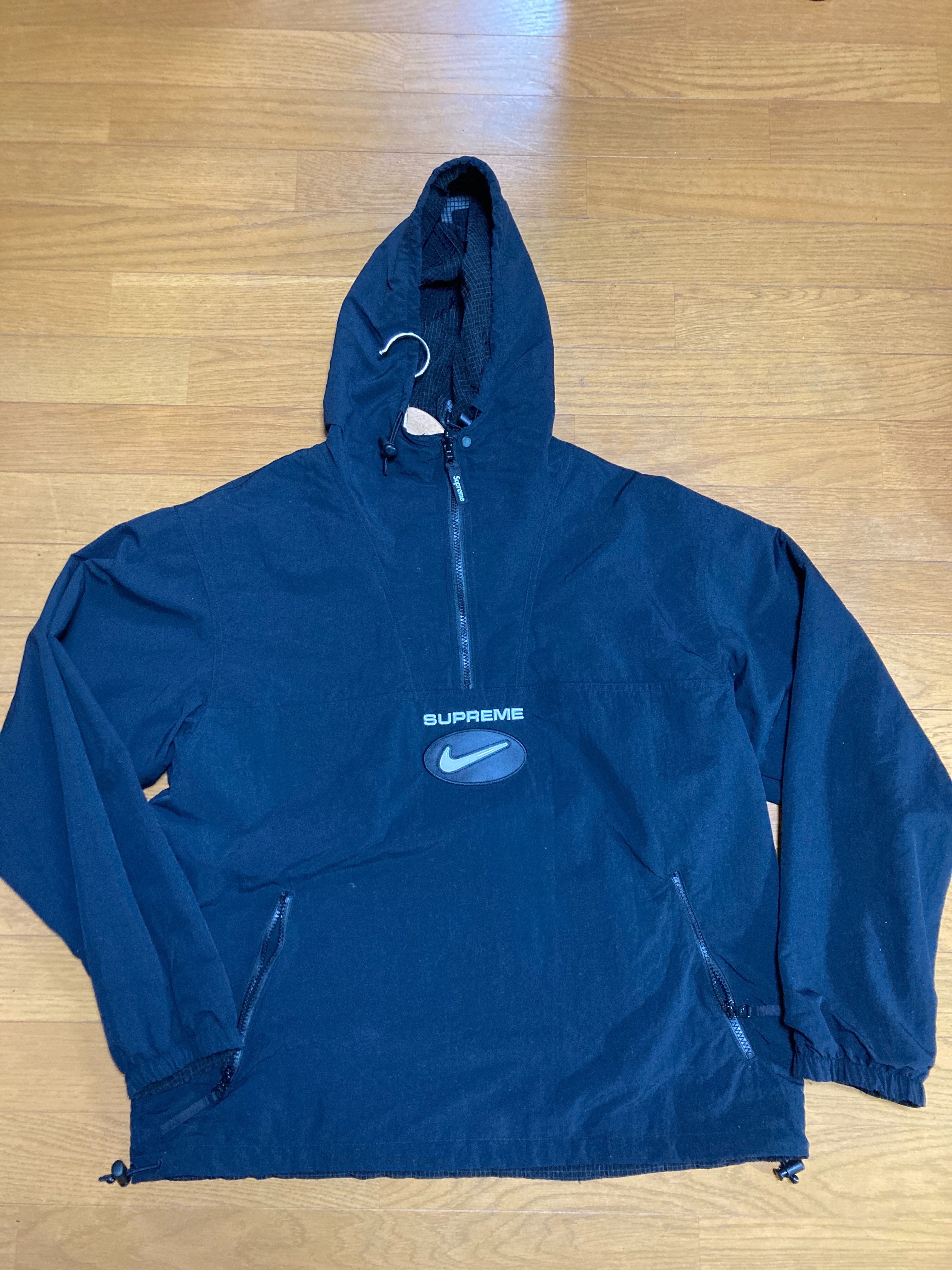 Supreme / Nike Jewel Reversible Ripstop Anorak "Black"