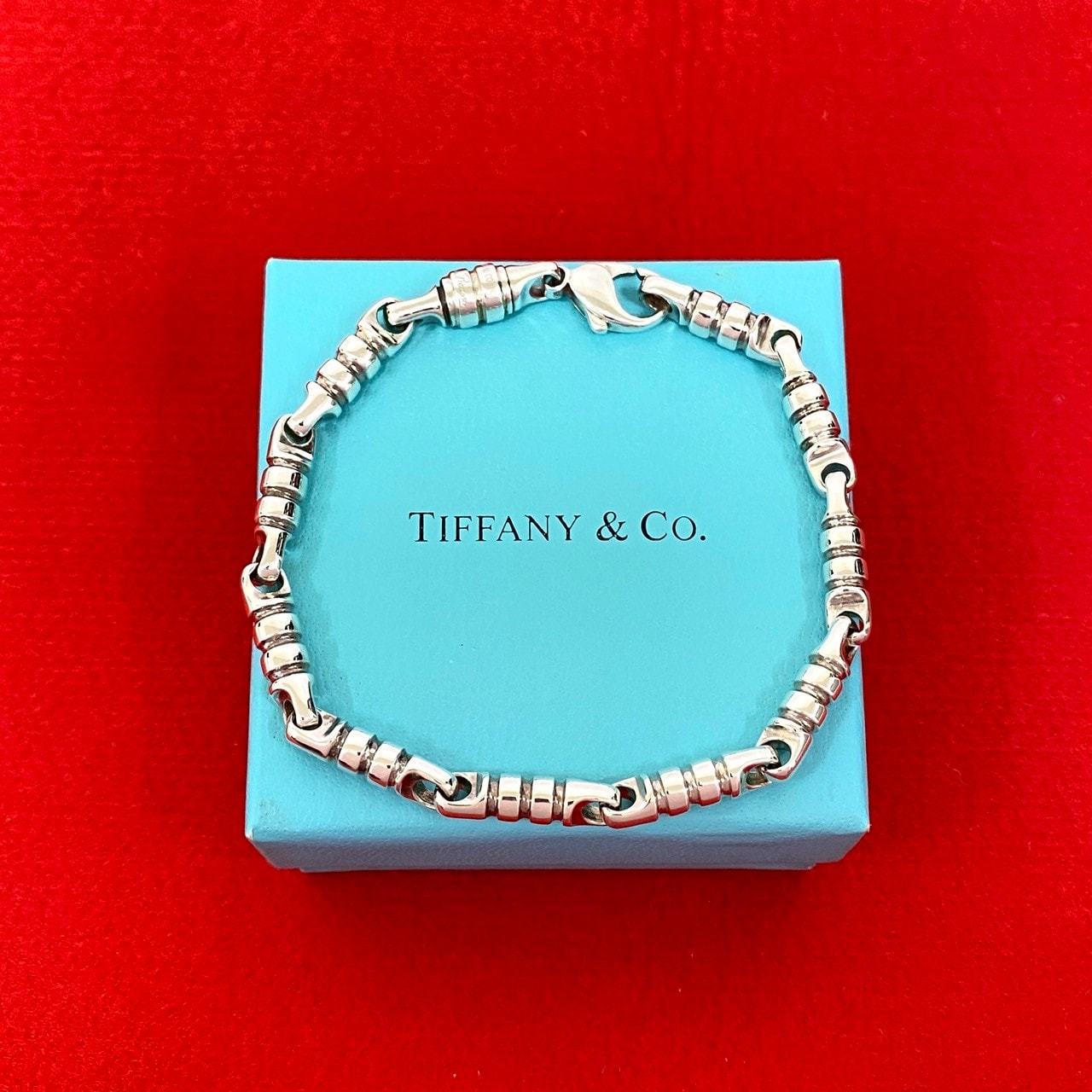 TIFFANY&Co. ティファニー グルーヴ リンク パロマピカソ シルバー925 ブレスレット シルバー
 98003