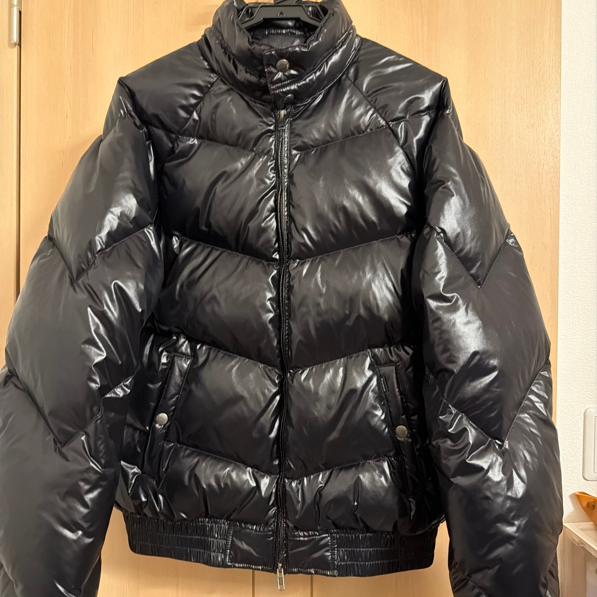 Supreme x Schott Glossy Lightweight Down Puffer Jacket "Black"