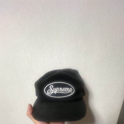 Supreme Terry Mesh Back 5-Panel "Black"