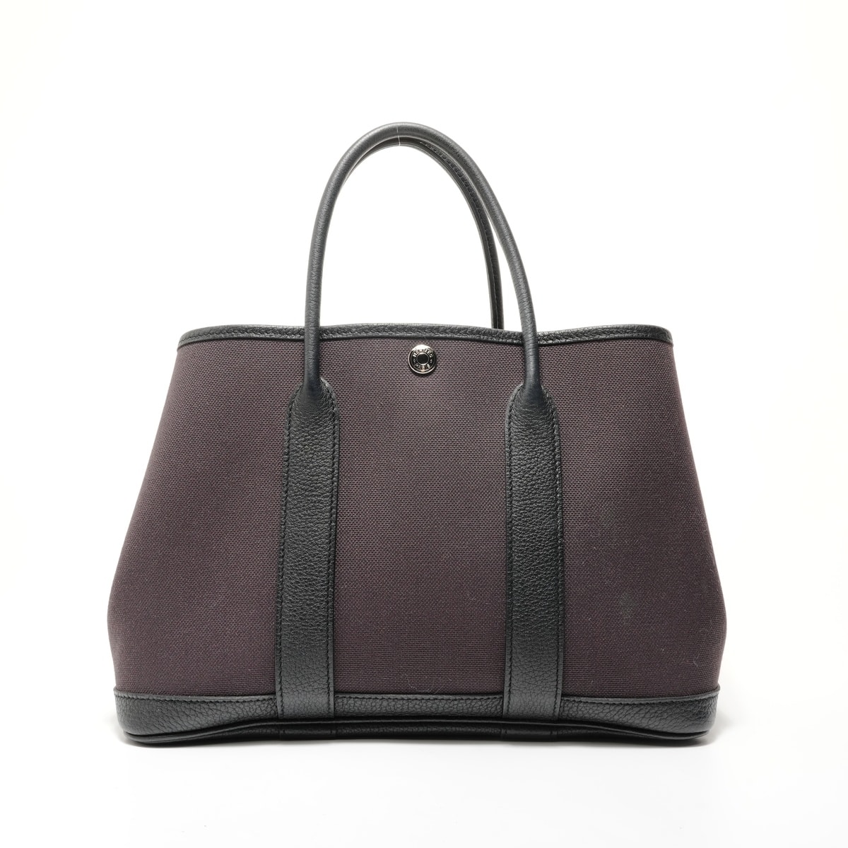 エルメス HERMES Y刻印 2020年製 ガーデンパーティTPM トワルアッシュ ネゴンダ Y刻印 ハンドバッグ【中古】