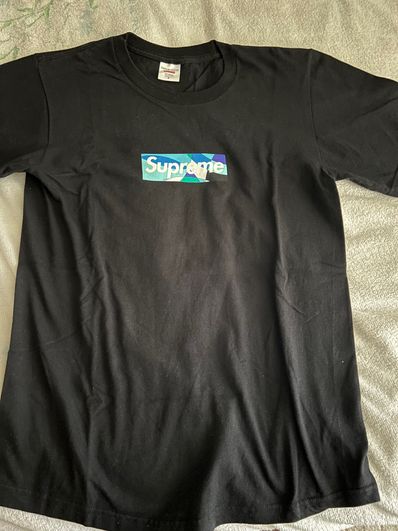 Supreme / Emilio Pucci® Box Logo Tee "Black/Blue"