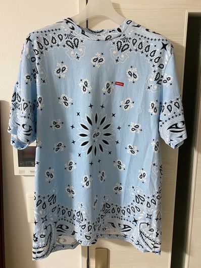 Supreme Small Box Tee "Bandana Blue"(21SS)