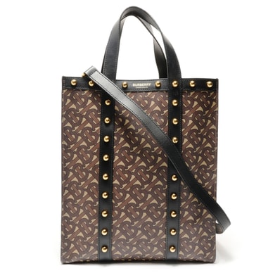 バーバリー BURBERRY TBロゴ ハンドバッグ【中古】