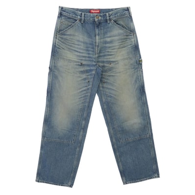 Supreme Worn Double Knee Painter Pant (26SS) "Denim"
