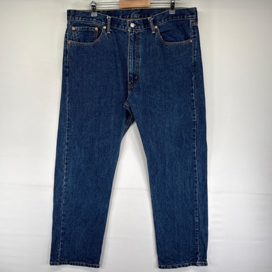 古着 リーバイス Levi's デニム パンツ 505 大きいサイズ ジッパーフライ 5ポケット ジーンズ ジーパン W40 L32 ブルー系 メンズ