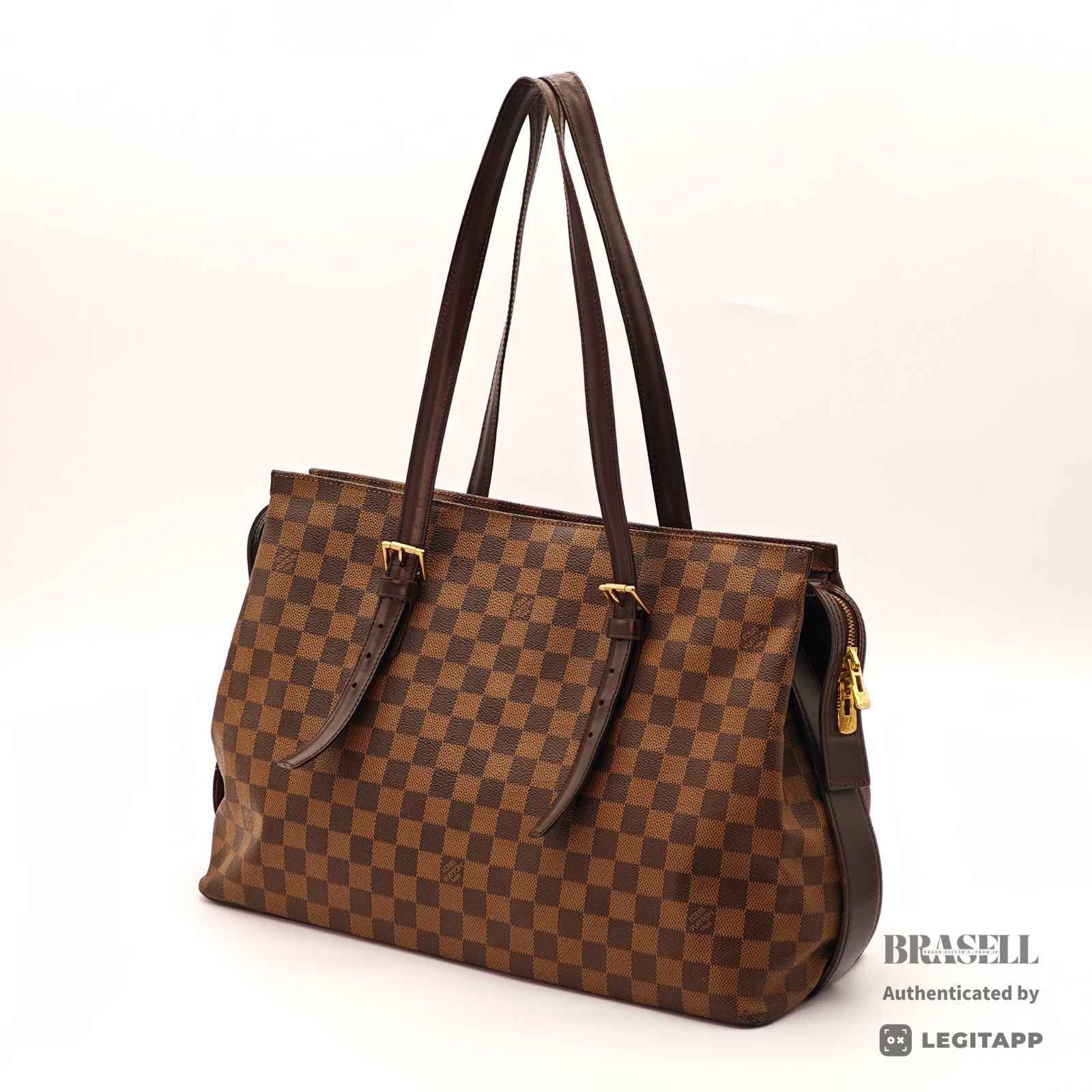 LOUIS VUITTON ルイ・ヴィトン ダミエ チェルシー ダミエ ダミエ チェルシー N51119 TH0051 ショルダーバッグ Canvas Brown レディース