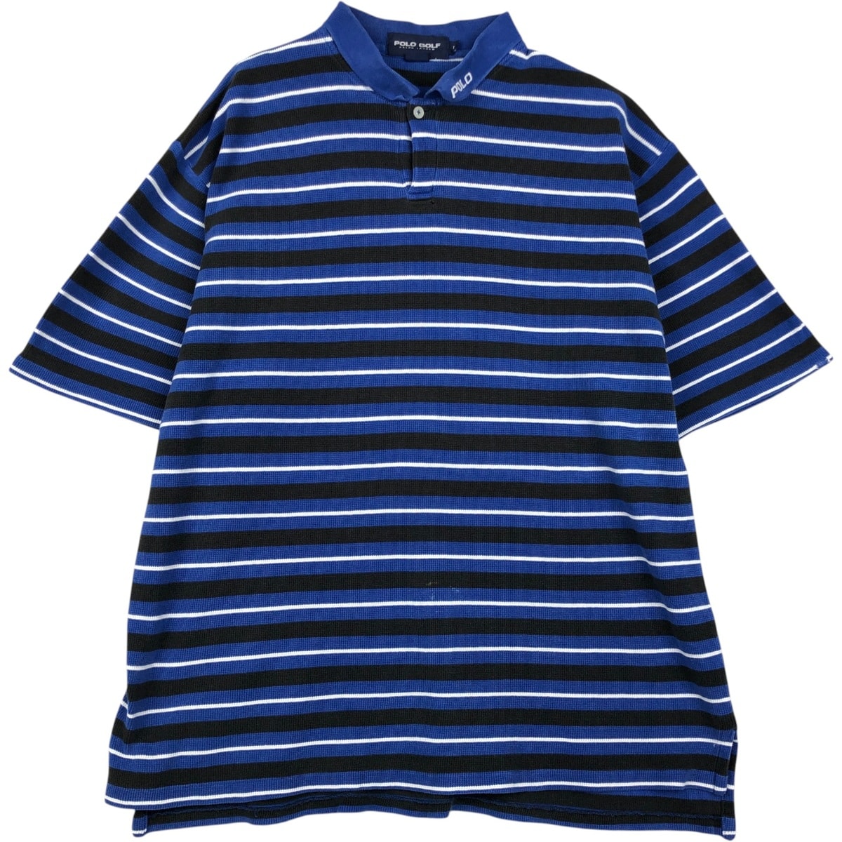 古着 ラルフローレン Ralph Lauren POLO GOLF ポロゴルフ 半袖 ボーダー ポロシャツ メンズL相当/eaa620791