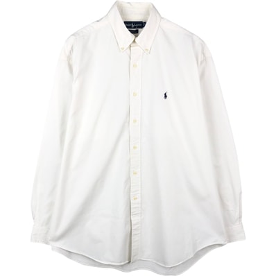 古着 ラルフローレン Ralph Lauren BLAKE 長袖 ボタンダウンシャツ メンズXL相当/eaa669021