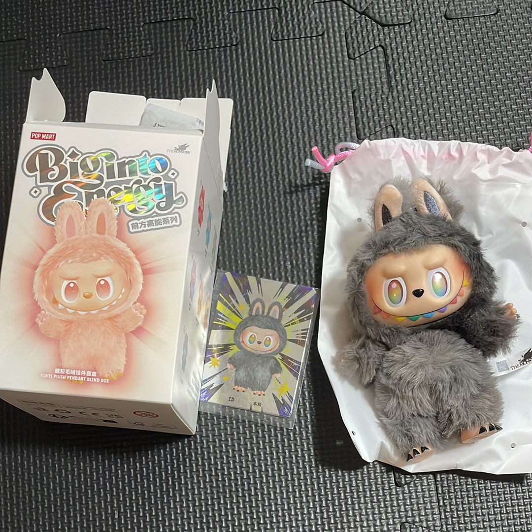POP MART THE MONSTERS (LABUBU) Big into Energy Series Plush Pendant ID (Secret)
