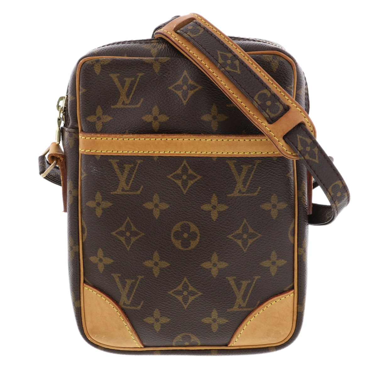 LOUIS VUITTON ルイ・ヴィトン モノグラム ダヌーブ ショルダーバッグ M45266 ブラウン  レディース【中古】
