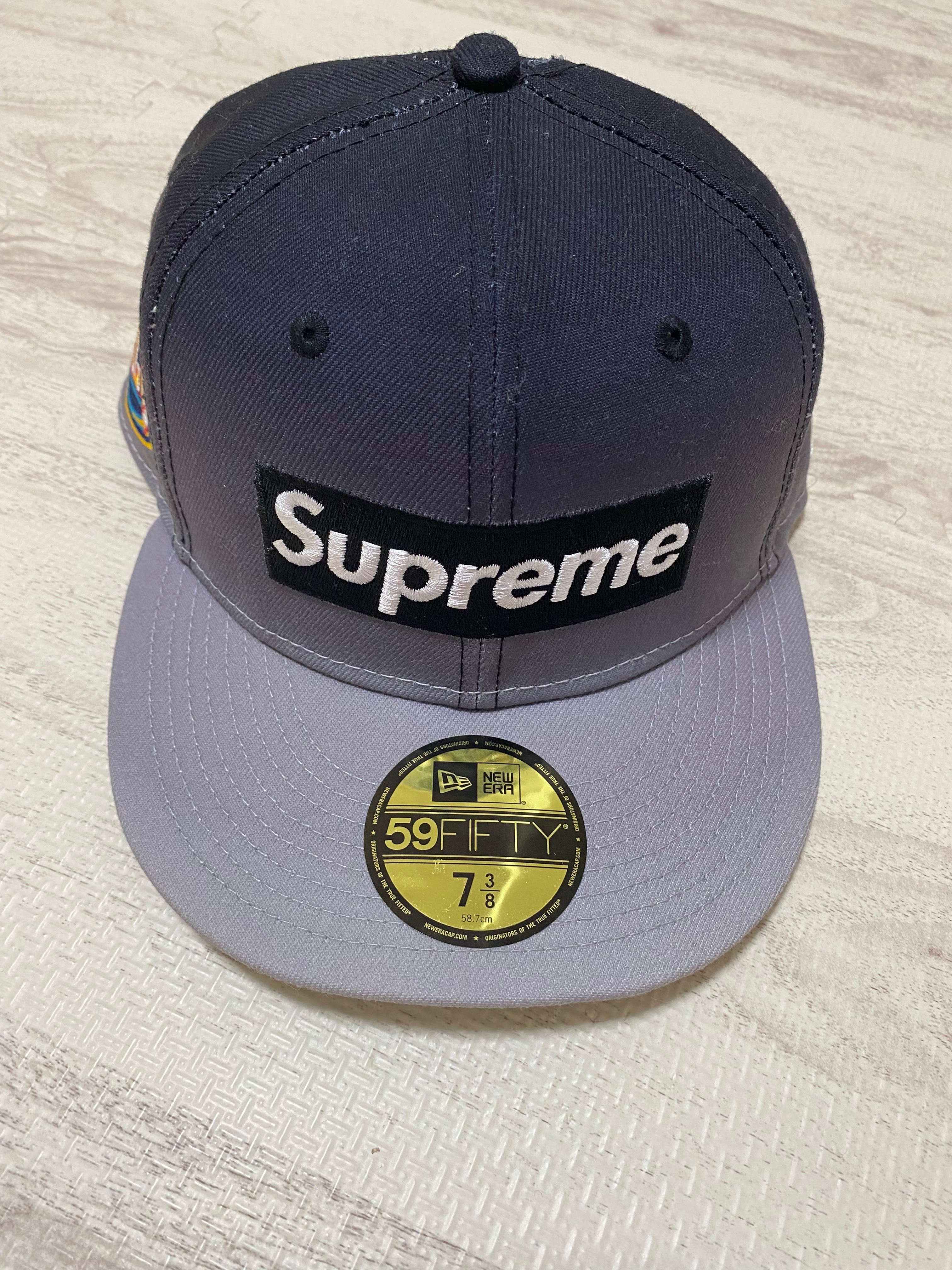 Supreme Gradient Box Logo New Era "Black"