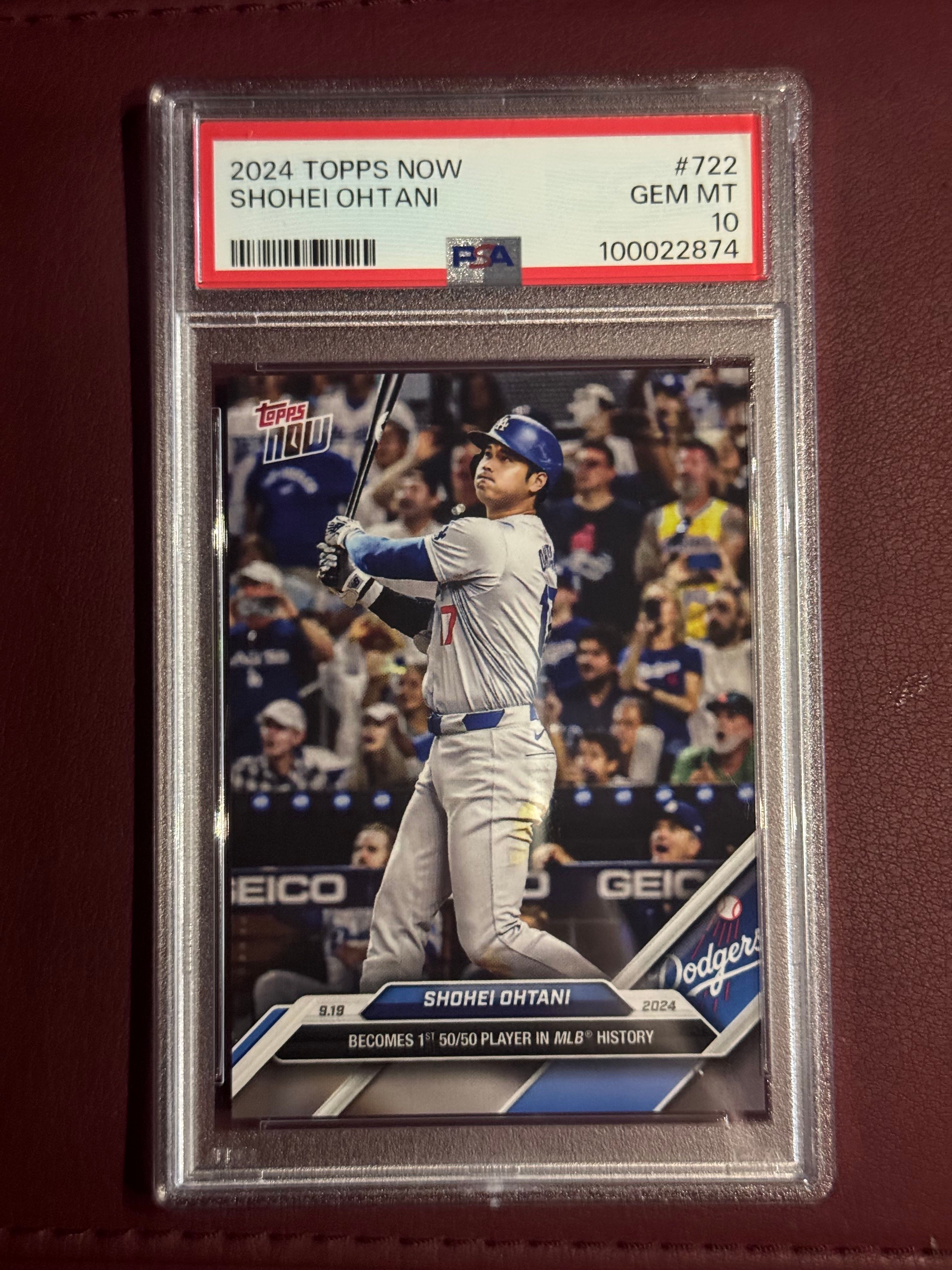大谷翔平 [722](2024 MLB トップスナウカード「50/50 Club 9/19/24」)