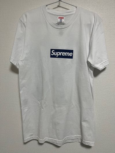 Supreme New York Yankees Box Logo Tee "White"