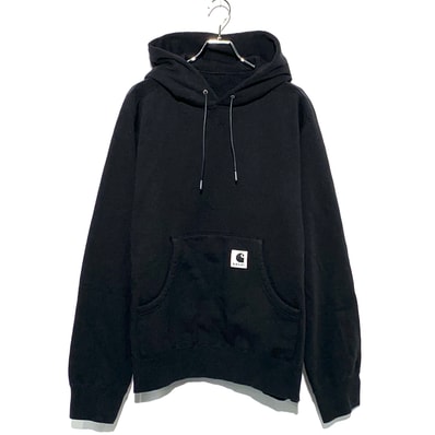 sacai x Carhartt WIP Cotton Jersey Hoodie Black