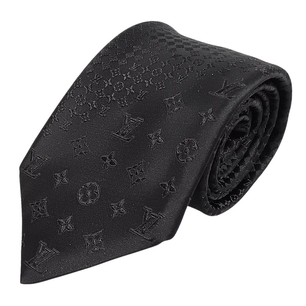 LOUIS VUITTON ルイ・ヴィトン M73591 クラヴァットダミエクラシック シルク ネクタイ 54907