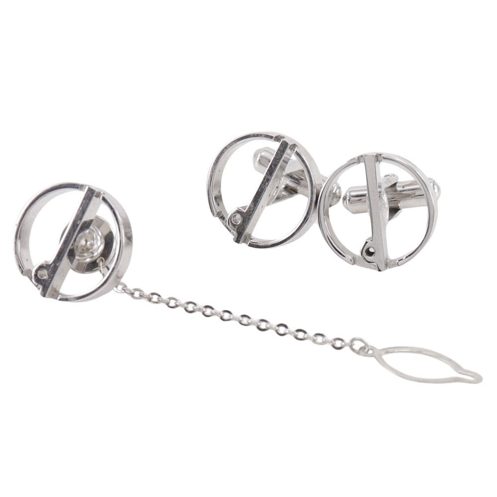 ダンヒル タイタックセット dロゴ メンズカフス