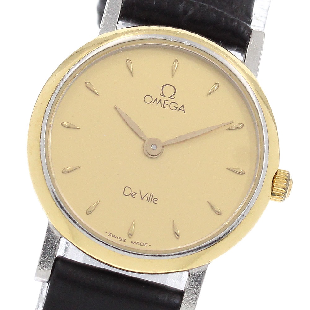 オメガ OMEGA デビル クォーツ レディース 箱・保証書付き_983124