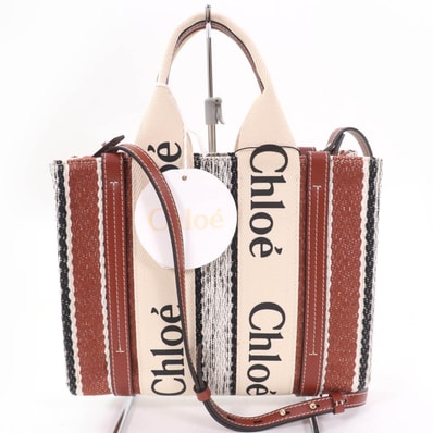 未使用品 クロエ ウッディ スモール トート CHC22SS397G4427S