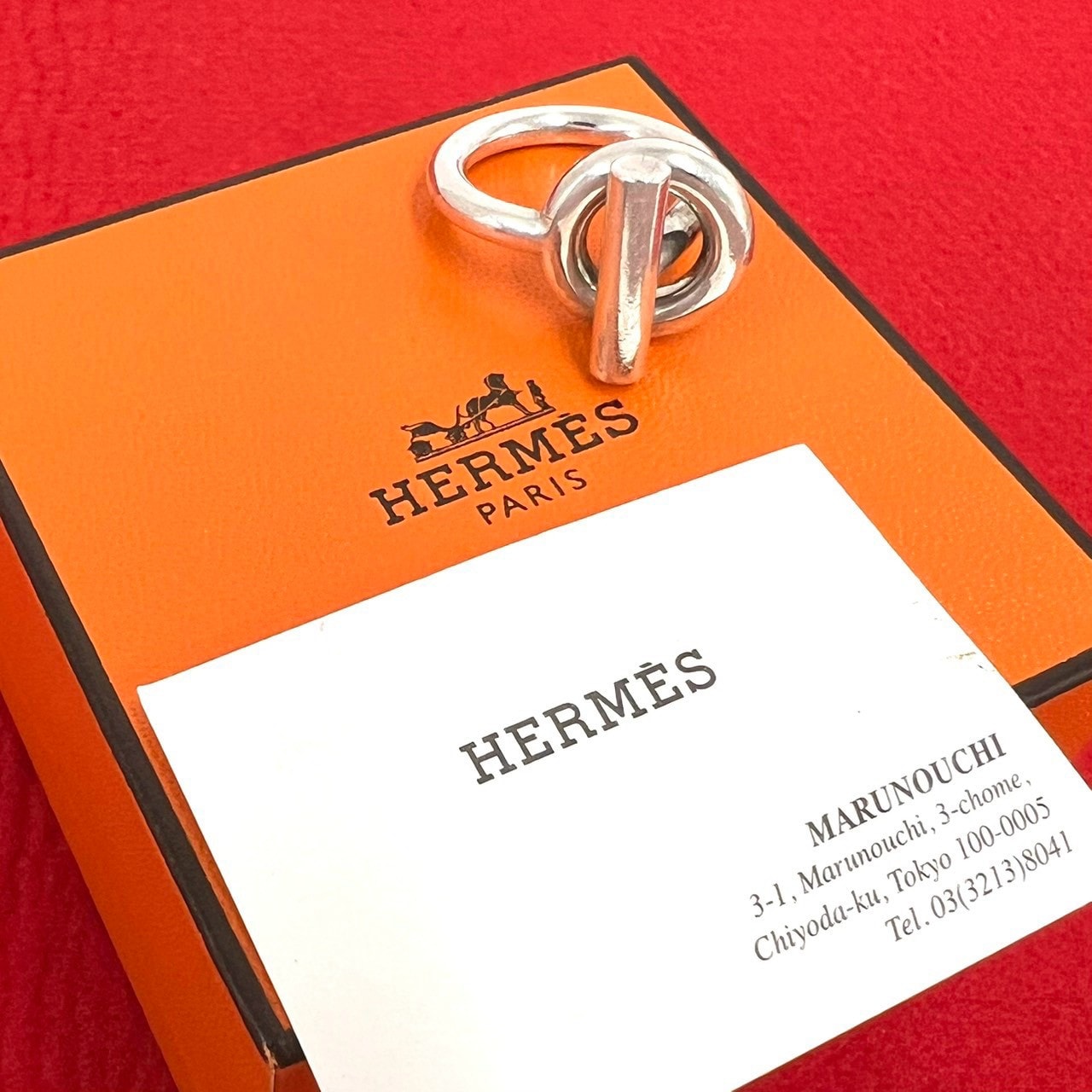 HERMES エルメス エシャペ リング シルバー925 リング・指輪 10号 シルバー
 27298
