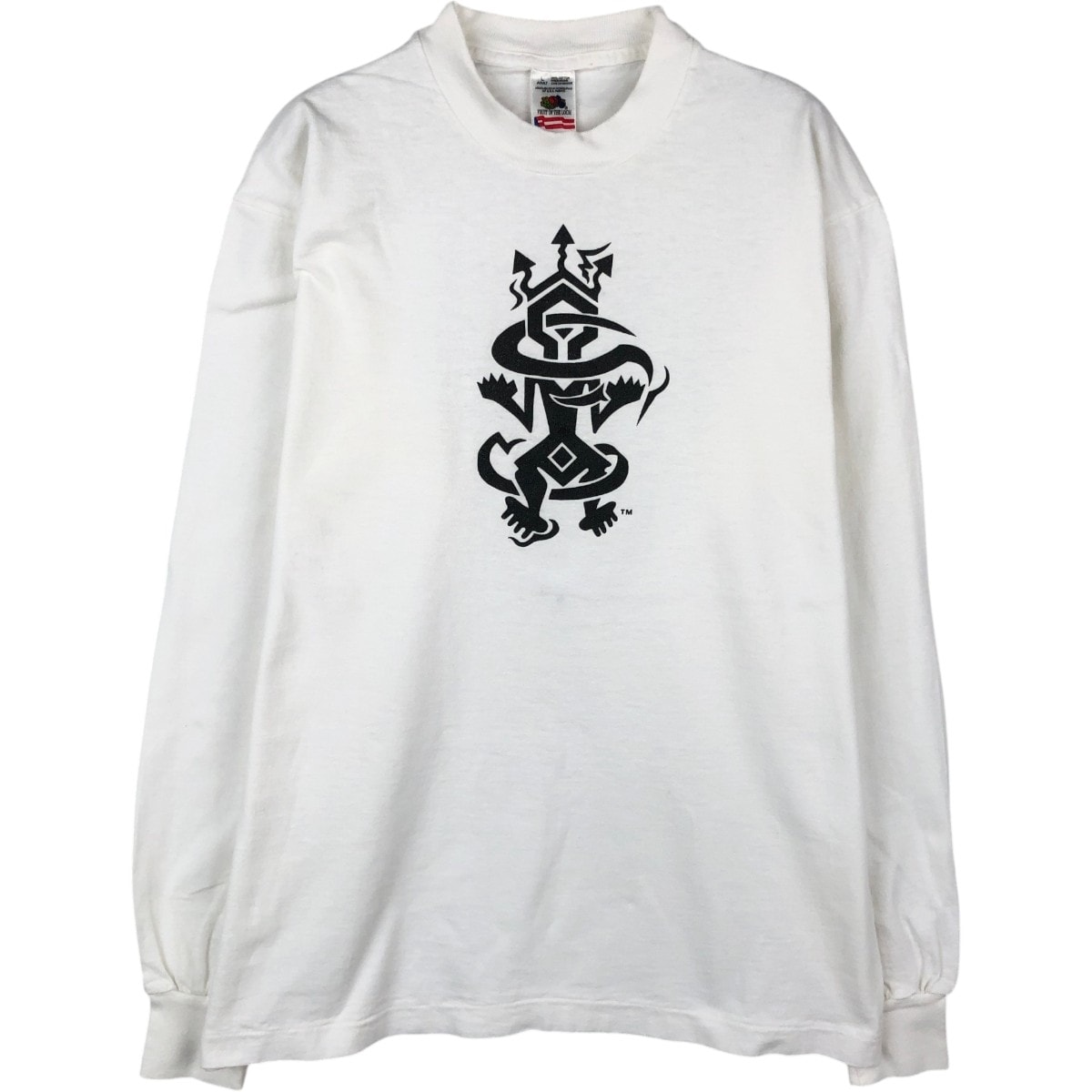 古着 90年代 フルーツオブザルーム FRUIT OF THE LOOM ロングTシャツ ロンT メンズL相当 ヴィンテージ/eaa671416