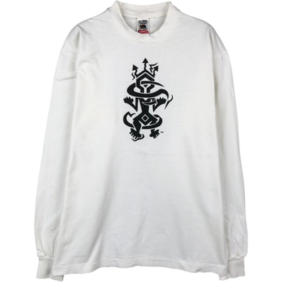 古着 90年代 フルーツオブザルーム FRUIT OF THE LOOM ロングTシャツ ロンT メンズL相当 ヴィンテージ/eaa671416