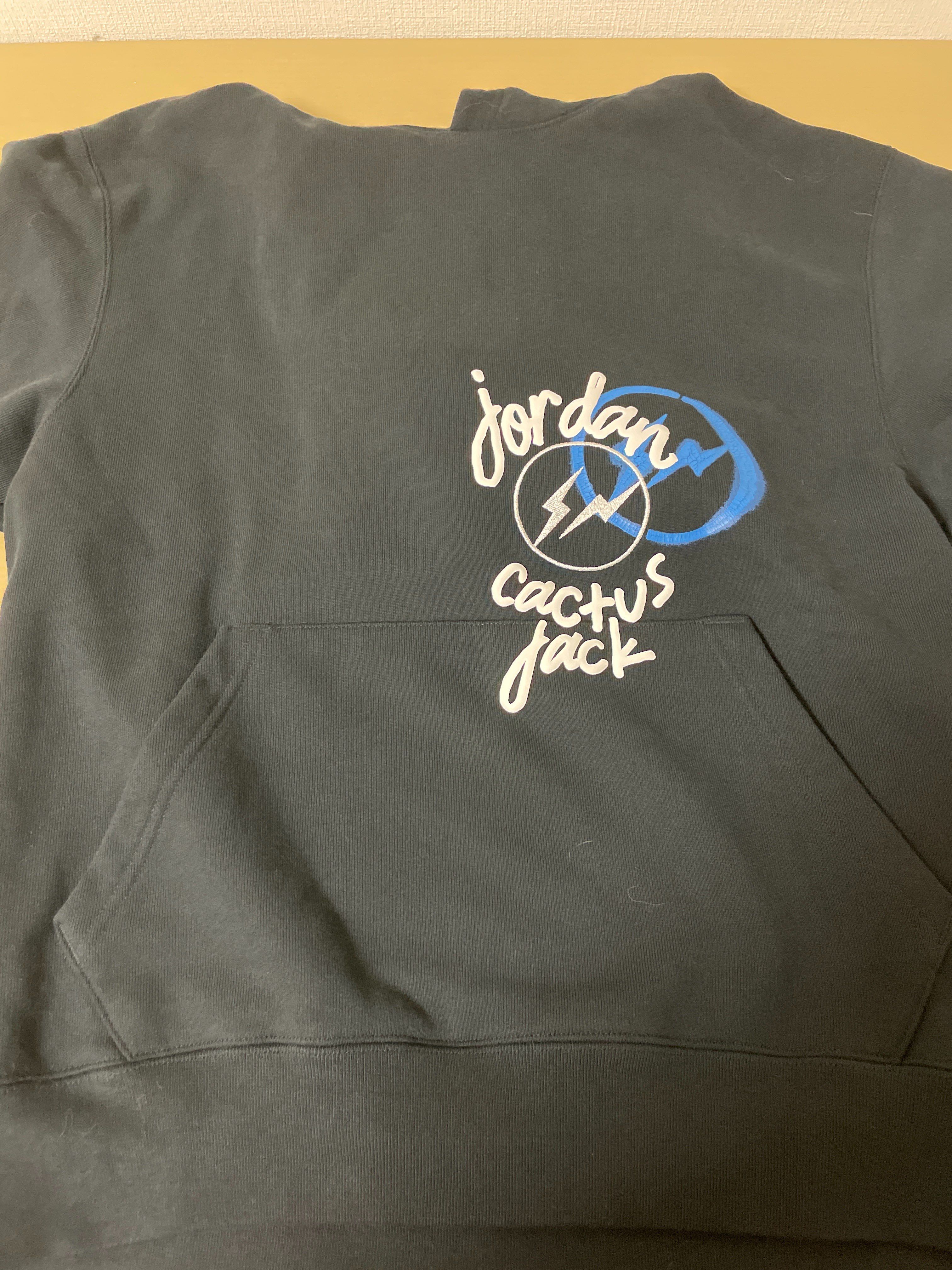Air Jordan Travis Scott Fragment Hoodie "Black"