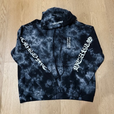 Chrome Hearts CH Plus Cross Horseshoe Tie Dye Hoodie Hoodie "Black"