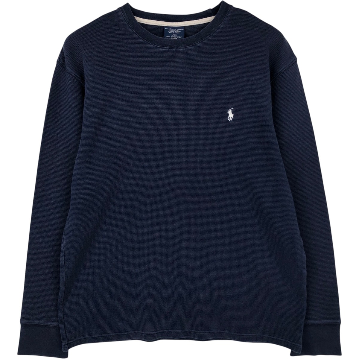 古着 ラルフローレン Ralph Lauren POLO RALPH LAUREN SLEEPWEAR サーマルロンT ワッフル メンズL相当/eaa648060