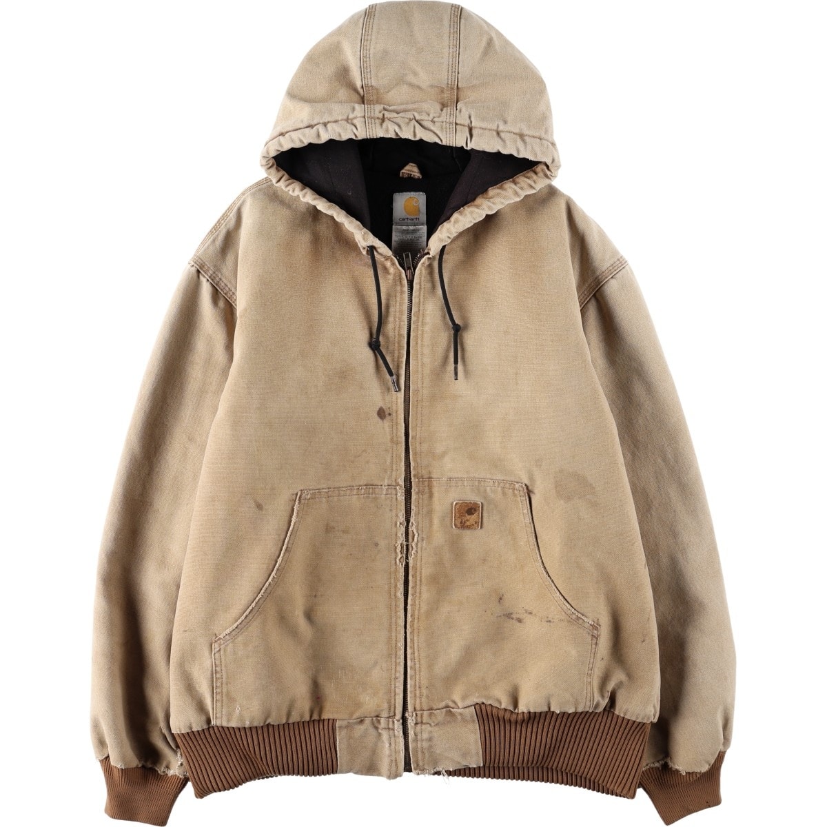 古着 カーハート Carhartt アクティブジャケット ダックフルジップパーカー メンズL相当/eaa651285