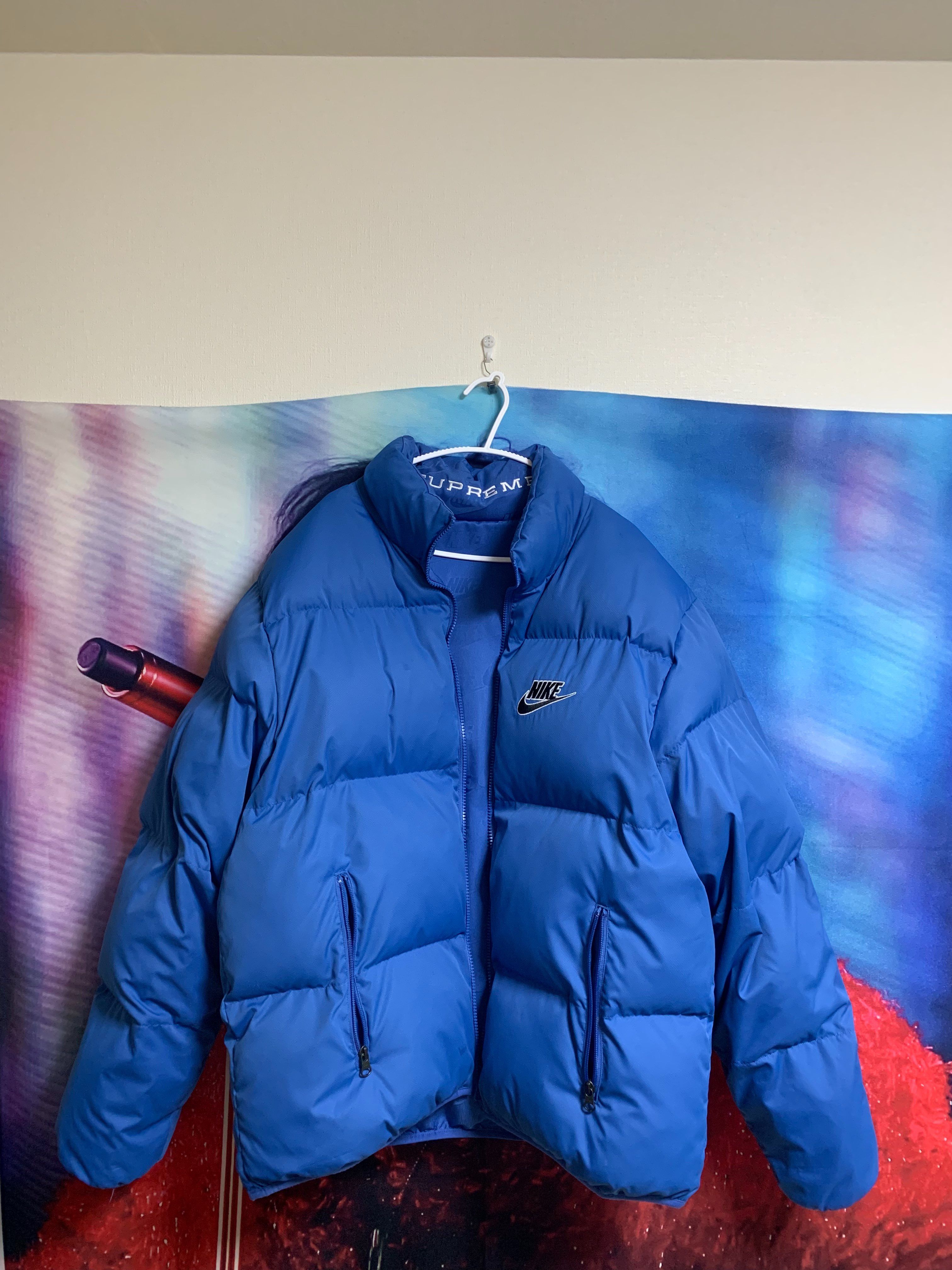 Supreme / Nike® Reversible Puffy Jacket "Blue"