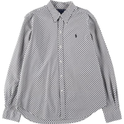 古着 ラルフローレン Ralph Lauren SPORT スポーツ 長袖 コットンチェックシャツ レディースL相当/eaa620529