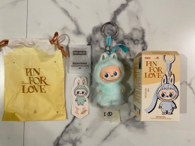POP MART THE MONSTERS (LABUBU) Pin for Love Series-Vinyl Plush Pendant (A-M) I