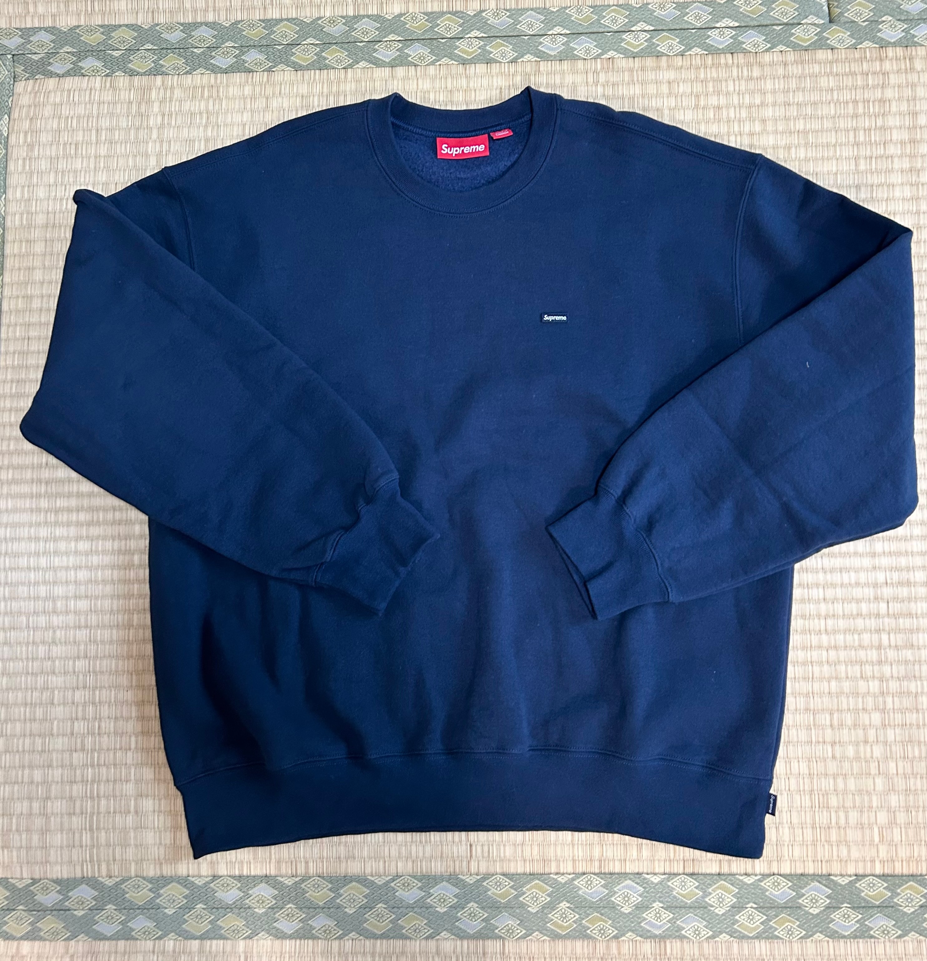 Supreme Small Box Crewneck (25FW) "Navy"