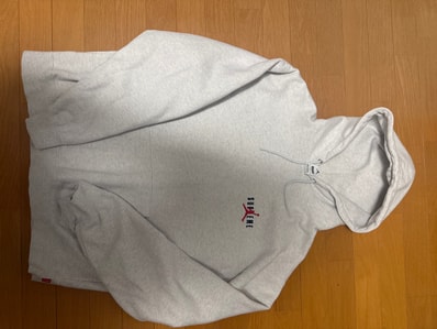 Supreme x Jordan Hooded Sweatshirt "Ash Grey" HF0836-051