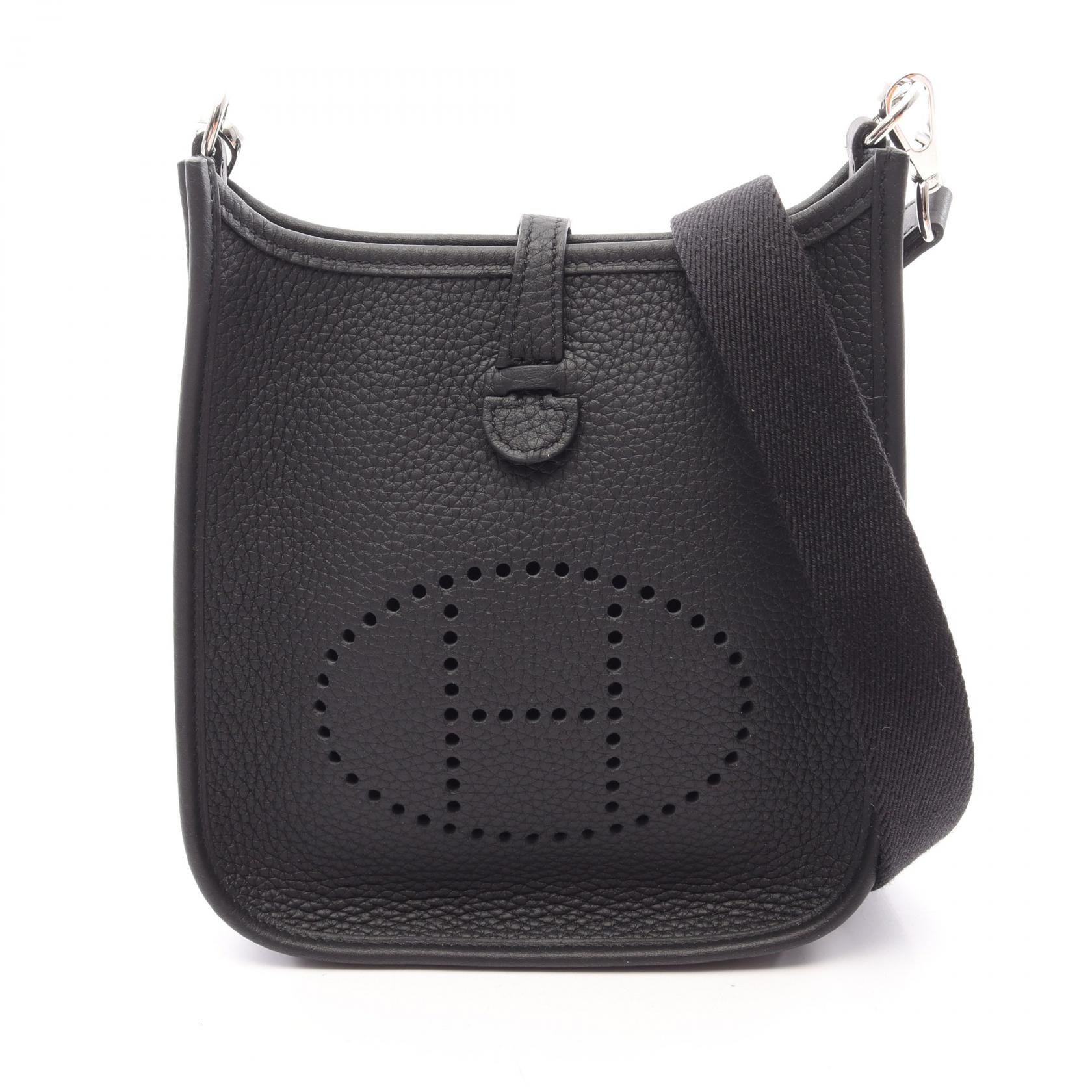 エルメス HERMES エヴリンアマゾンTPM ショルダーバッグ バッグ レザー トリヨンクレマンス K刻印(2025年製造) レディース ブラック系 【中古】