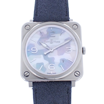Bell&Ross ベル&ロス ヘリテージ カモフラ シェル BRS-64-S メンズ 腕時計