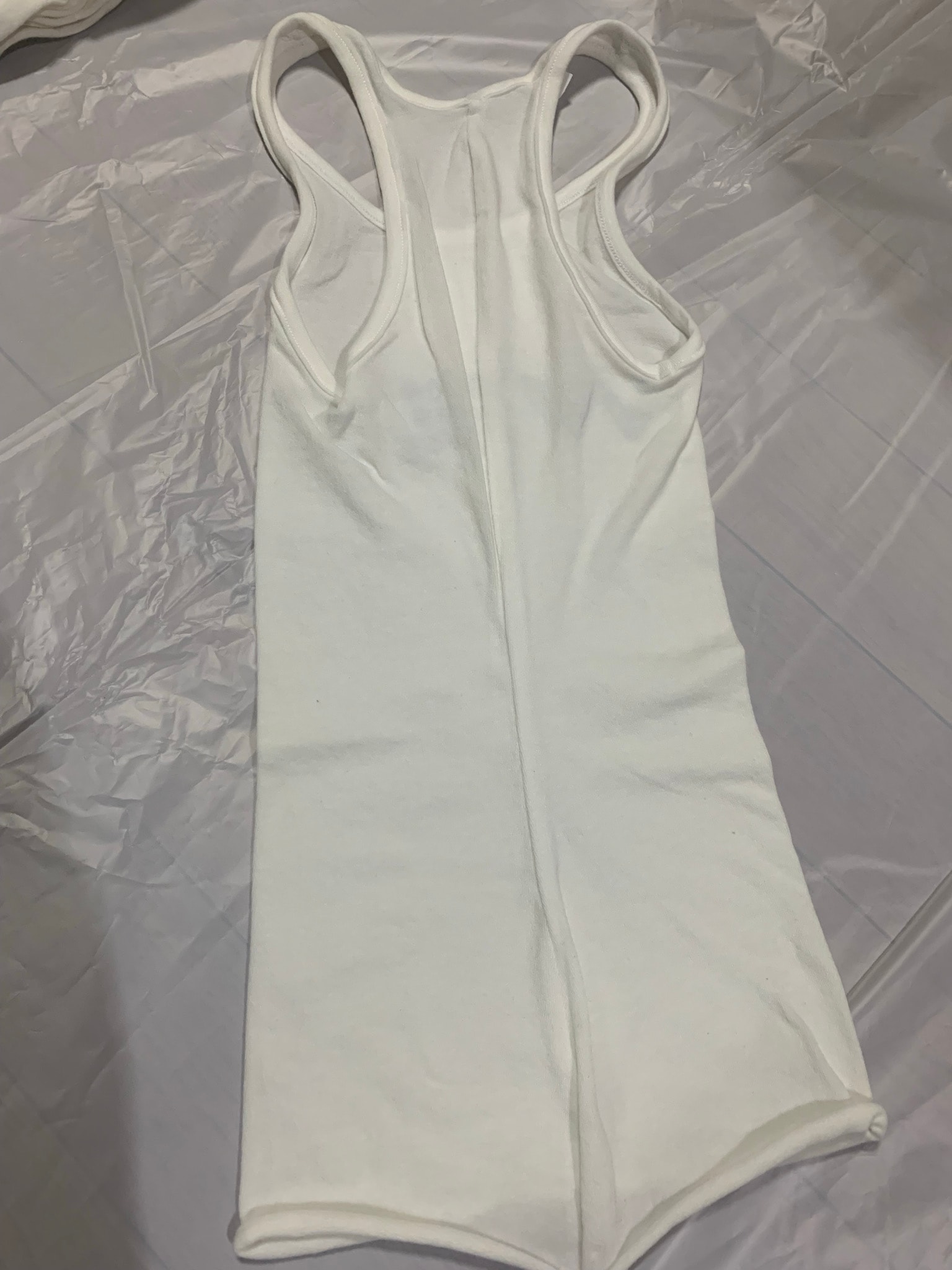 A (未使用に近い)】yzy WET TANK サイズ1 Mowalola yeezy 白色 タンク